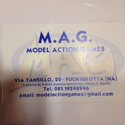 Mag Model Action Games - Biglietto da visita