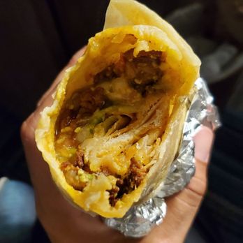 Senor Taquero - Burrito: Al Pastor.  Meat distribution was off. Took 4 bites just to get to the al pastor - Mexican Near Me - San Diego, California
