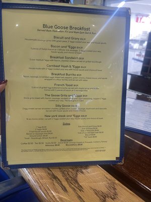 Menu photo 4 Blue Goose Tavern Port Orchard, WA