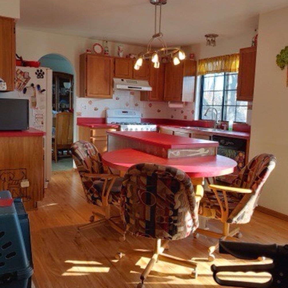 Always wanted red countertop. Done on a budget :-) Always wanted red countertop. Done on a budget :-)