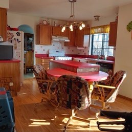 Always wanted red countertop. Done on a budget :-)