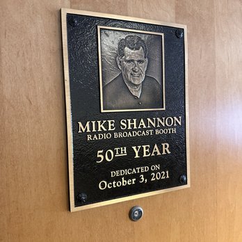 Busch Stadium - Mike Shannon plaque in the press box. - Stadiums & Arenas Near Me - Saint Louis, Missouri