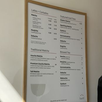 Kettl - Menu - Coffee & Tea Near Me - Los Angeles, California