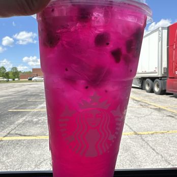 Starbucks - Mango Dragonfruit w/water - Coffee & Tea Near Me - Indianapolis, Indiana