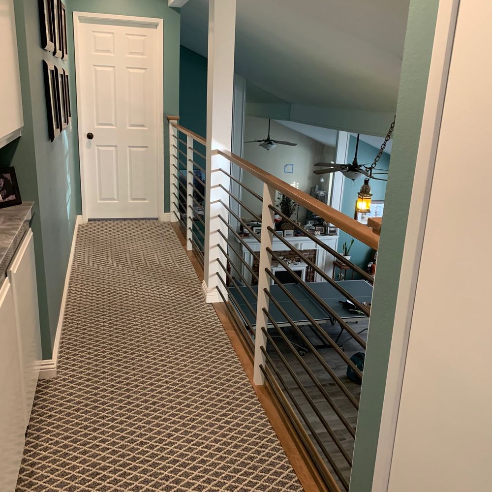 Stairs Plus More - After - New railway and hallway woodwork, beam wrap - General Contractors Near Me