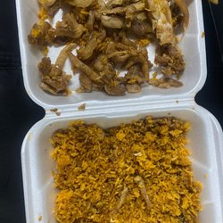 Hot Wok - The rice from the fried rice in all of our entree orders