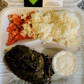 O'ahu Grill - Pork Lau Lau Plate Scoop Steamed White Rice Side Lomi Salmon Side Haupia $16.00 (08/24/24). @OahuGrill #Kaimuki #Oahu #Hawaii #HawaiianFood - Hawaiian Near Me - Honolulu, Hawaii