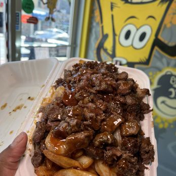 Mr Fries Man - Honey Garlic Shrimp & Steak - New American Near Me - Towson, Maryland