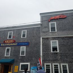 Exterior outside entrance of Kaler's Restaurant - Boothbay Harbor, Maine Exterior outside entrance of Kaler's Restaurant - Boothbay Harbor, Maine