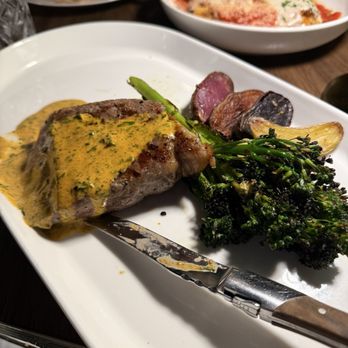 Sorella - Steak with yellow chimichurri - Italian Near Me - Spokane, Washington