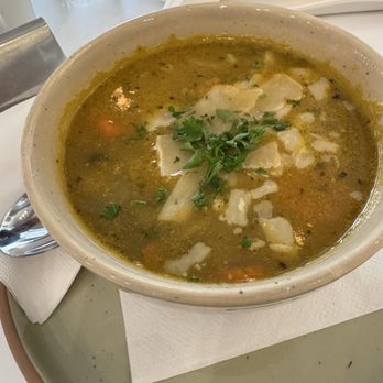 Baguette Cafe - Vegetable soup with Parmesan - Coffee & Tea Near Me - Las Vegas, Nevada