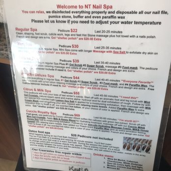NT Nail Spa - I paid for service 1! The regular spa. Why was I charged $79 because I added acrylic and gel??!!! - Nail Salons Near Me - Modesto, California