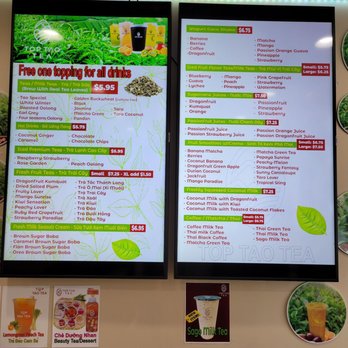 Top Tao Tea - Menu - Bubble Tea Near Me - Chicago, Illinois Top Tao Tea - Menu - Bubble Tea Near Me - Chicago, Illinois
