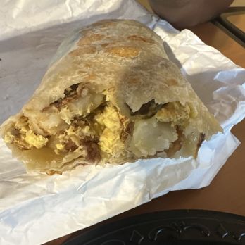 La Mejor Fresh Grill - Sausage, egg, potato, and cheese breakfast burrito - Mexican Near Me - Visalia, California