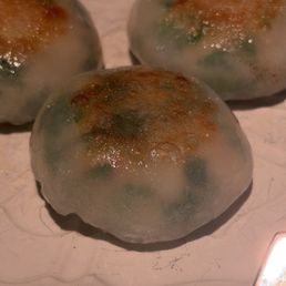 Shrimp and chive dumplings Shrimp and chive dumplings