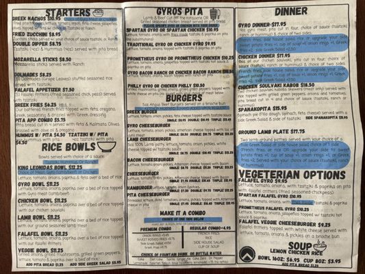 Menu photo 4 Spartan Gyros Williamsburg, VA Menu photo 4 Spartan Gyros Williamsburg, VA