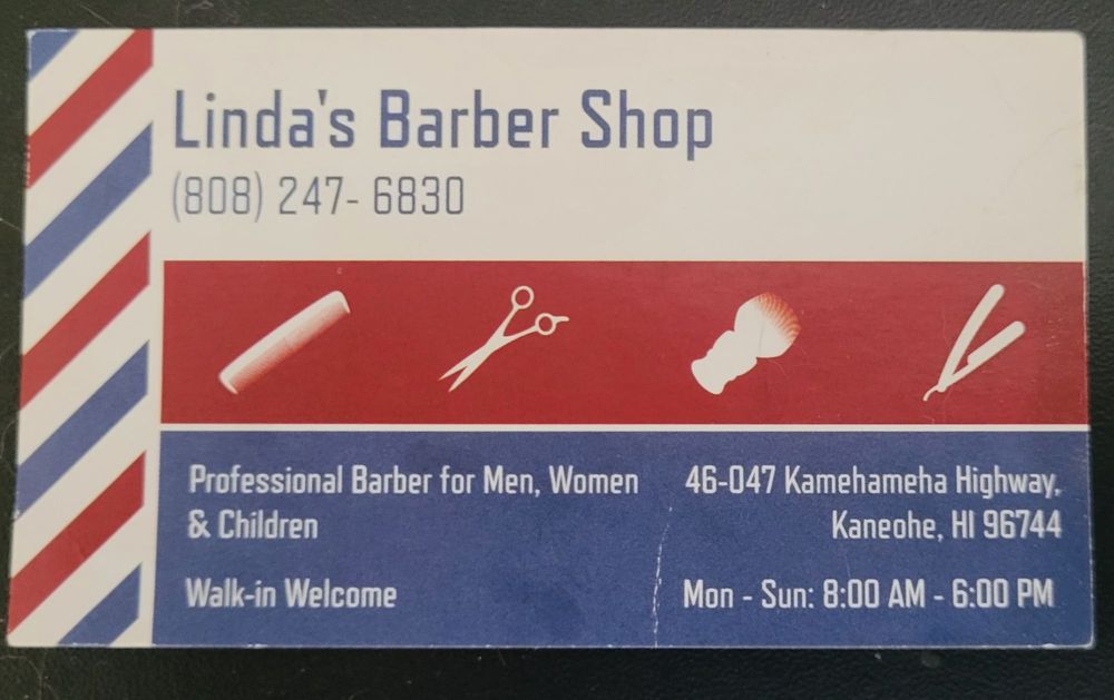 Linda's Barber Shop Logo