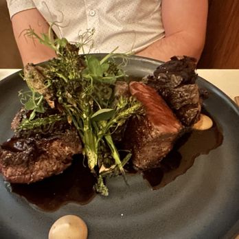The Carillon - Wagyu NY strip ($46) - New American Near Me - Austin, Texas The Carillon - Wagyu NY strip ($46) - New American Near Me - Austin, Texas