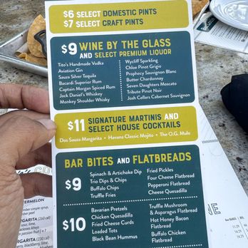 Bar Louie - Happy Hour menu 3pm-6pm - Bars Near Me - Tustin, California