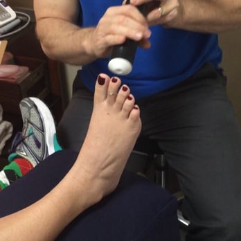 Cold Rush Wellness - Dr. Young working on my foot. - Chiropractors Near Me - Laguna Niguel, California