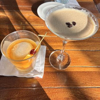 Pacific Coast Grill - Bulleit oldfashioned and espresso martini - Seafood Near Me - Cardiff, California Pacific Coast Grill - Bulleit oldfashioned and espresso martini - Seafood Near Me - Cardiff, California
