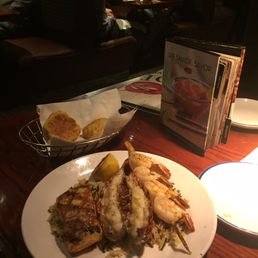 Grilled Lobster, Shrimp & Salmon