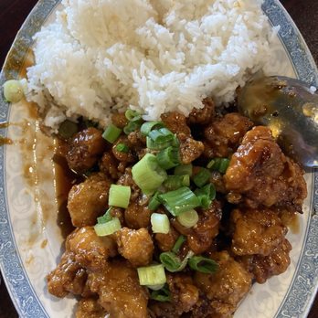 Suvans Kitchen - Orange chicken with rice - Thai Near Me - Lompoc, California Suvans Kitchen - Orange chicken with rice - Thai Near Me - Lompoc, California