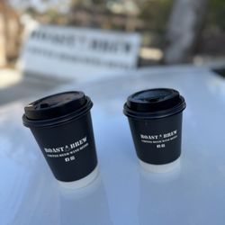 Cappuccino and Peppermint Mocha