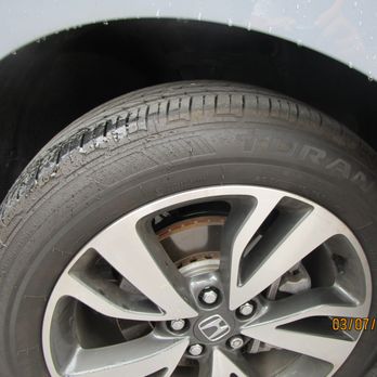 Rick Case Honda - just front to show tread at 16000 miles - Auto Repair Near Me - Davie, Florida