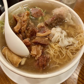 Cafe New Honolulu - Won ton and beef stew noodle soup - Bakeries Near Me - San Francisco, California