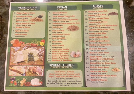 Menu photo 1 Yvolina's Tamales Chicago, IL