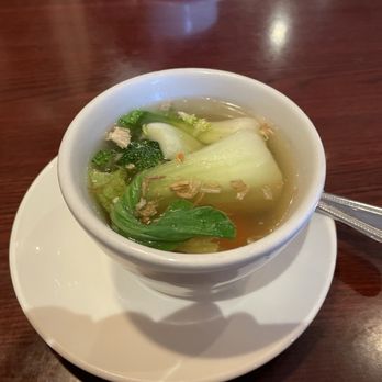 Aiyara Thai Cuisine - Yummy soup included in lunch special - Thai Near Me - Temecula, California Aiyara Thai Cuisine - Yummy soup included in lunch special - Thai Near Me - Temecula, California