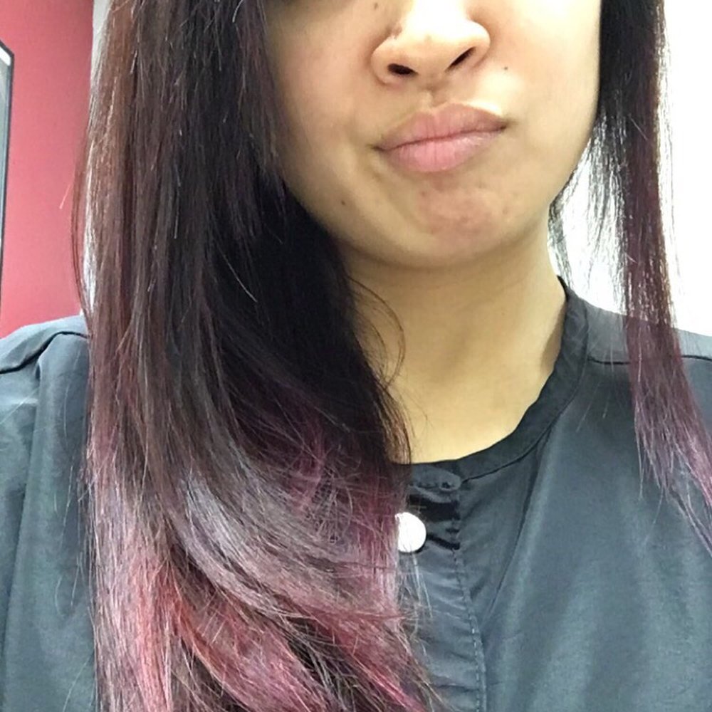 nuSalon - Darken hair with a hint of violet - Hair Salons Near Me - South Plainfield, New Jersey