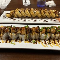 Hiro Hiro Sushi & Hibachi - Gator Roll and Sallisaw Roll Delicious