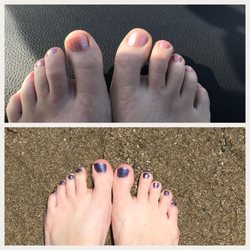 Del Sol - Color changing nail polish. Pink to purple.