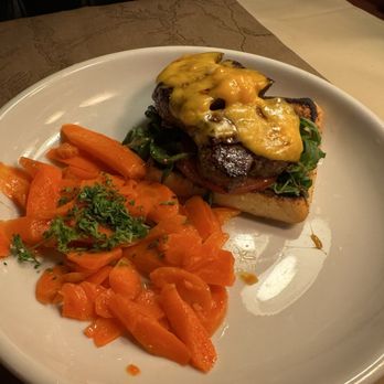 Ted's Montana Grill - Special: Steak Sandwich with a side of carrots - Burgers Near Me - Aurora, Colorado Ted's Montana Grill - Special: Steak Sandwich with a side of carrots - Burgers Near Me - Aurora, Colorado