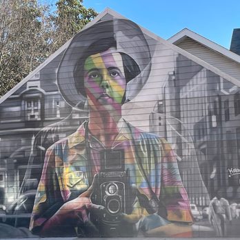 Vivian Maier Mural - Public Art Near Me - Chicago, Illinois Vivian Maier Mural - Public Art Near Me - Chicago, Illinois
