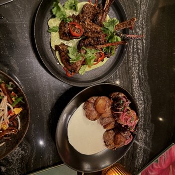Animae - Hunan Lamb Chops and Crispy Potatoes - Asian Fusion Near Me - San Diego, California Animae - Hunan Lamb Chops and Crispy Potatoes - Asian Fusion Near Me - San Diego, California