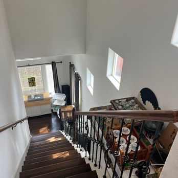 Kefita Coffee - Stairs lead to more seating - Coffee & Tea Near Me - Houston, Texas Kefita Coffee - Stairs lead to more seating - Coffee & Tea Near Me - Houston, Texas
