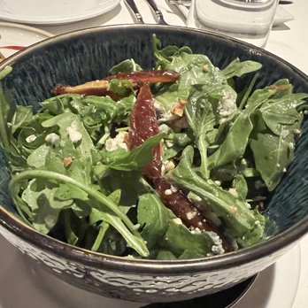 Rioja - rioja house salad  |  arugula, dates, gorgonzola, almond vinaigrette - New American Near Me - Denver, Colorado