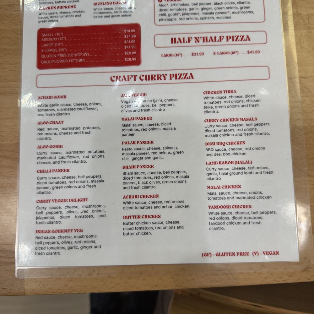 Curry Pizza House San Mateo - Menu - Chicken Wings Near Me - San Mateo, California
