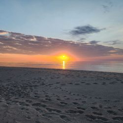 Weko Beach Campground - October sunset.
