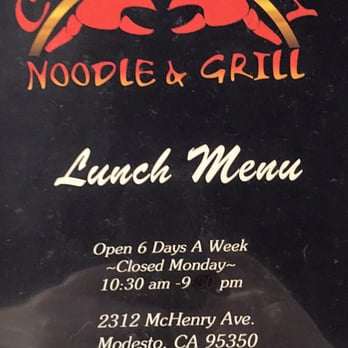 Crawfish Noodle & Grill - Cajun/Creole Near Me - Modesto, California