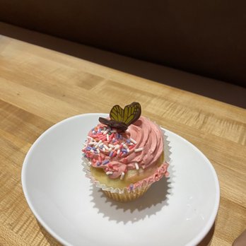 Aloha Bakery And Cafe - My daughter loved the butterfly decor on this cupcake. She ate that first - Bakeries Near Me - Boynton Beach, Florida Aloha Bakery And Cafe - My daughter loved the butterfly decor on this cupcake. She ate that first - Bakeries Near Me - Boynton Beach, Florida