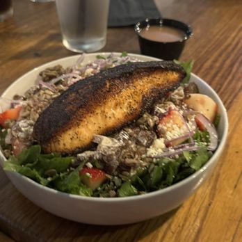 The Crooked Spoon Gastropub - Salmon salad - Gastropubs Near Me - Clermont, Florida