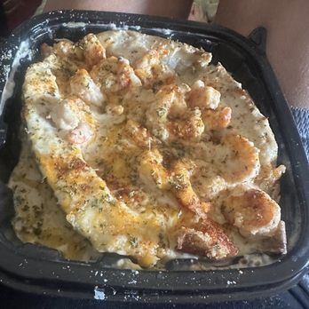 Brookies Cafe - Alfredo potatoe with shrimp and Cajun  seasoning - Salad Near Me - WAYNE, Michigan