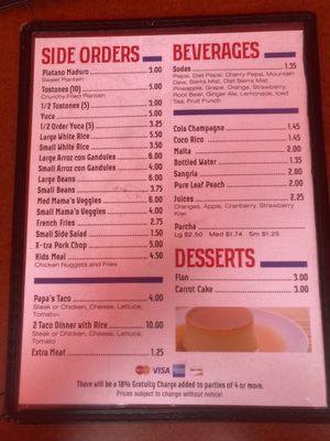 Menu photo 1 Papa's Cache Sabroso Chicago, IL