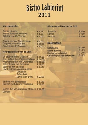 Menu photo 2 In den dorstigen Haen Venlo, LI Menu photo 2 In den dorstigen Haen Venlo, LI