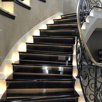 Crystal Clear Home Cleaning - Black marble stairs - Home Cleaning Near Me Crystal Clear Home Cleaning - Black marble stairs - Home Cleaning Near Me