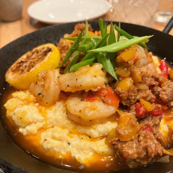 Tupelo Honey Southern Kitchen & Bar - Shrimp & grits - New American Near Me - Irving, Texas Tupelo Honey Southern Kitchen & Bar - Shrimp & grits - New American Near Me - Irving, Texas